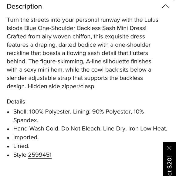 Lulu's Royal Blue Halter Dress - Picture 6 of 6